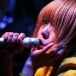 Josy vocalist Kumi pouts on stage at Japan Nite 2013.